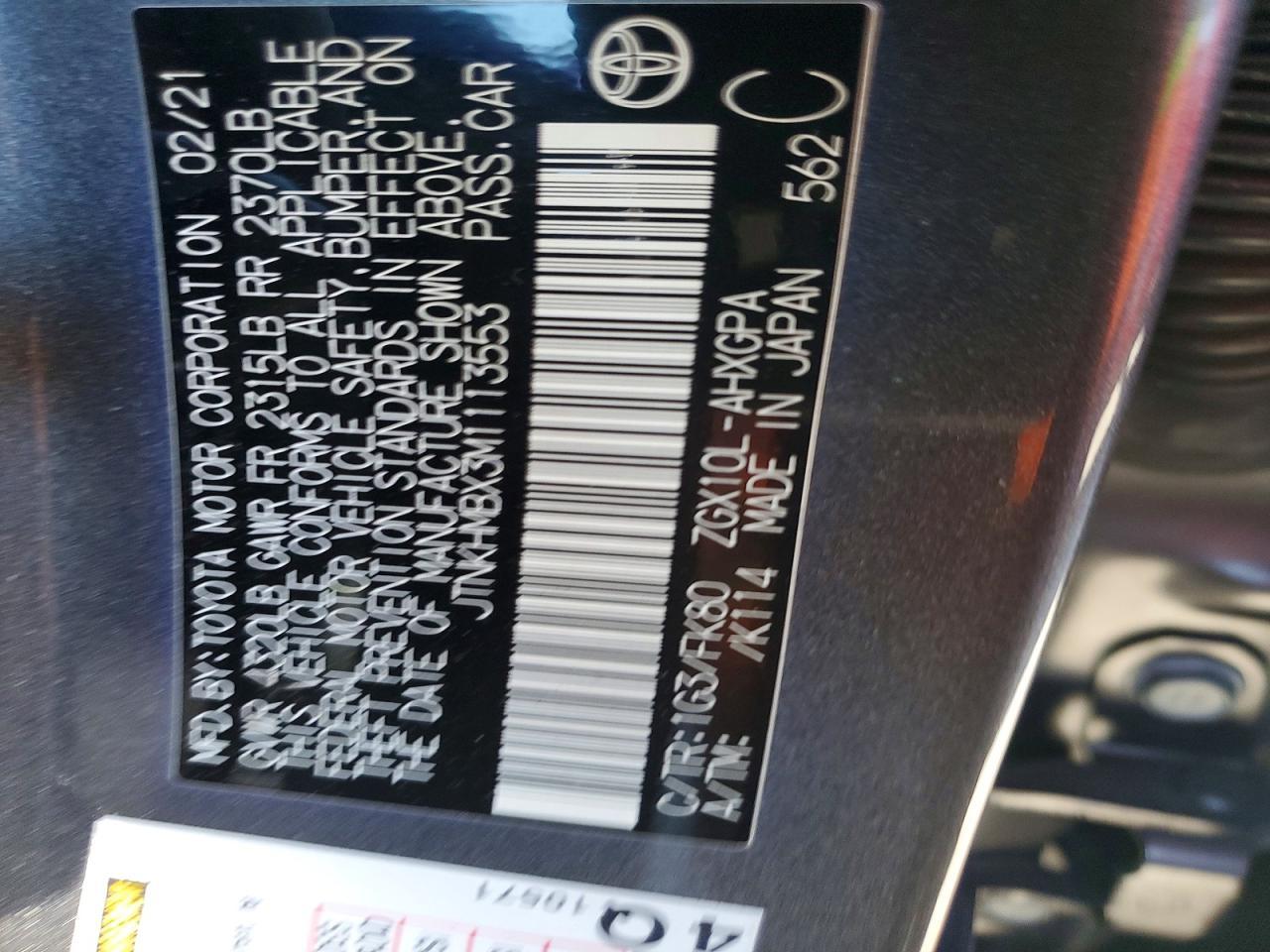 2021 Toyota C-Hr Xle - zdjęcie 12