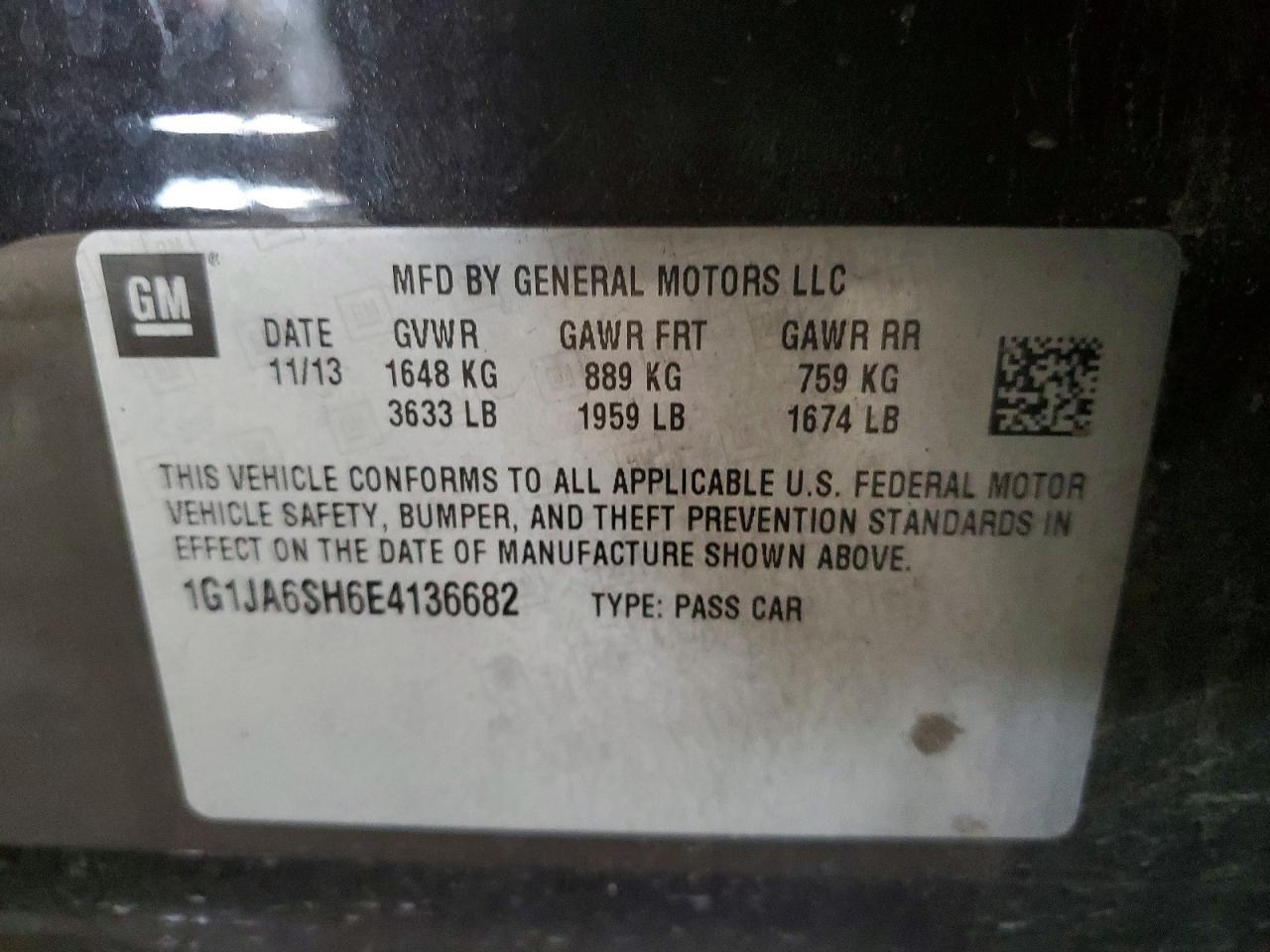 2014 Chevrolet Sonic Ls - zdjęcie 12