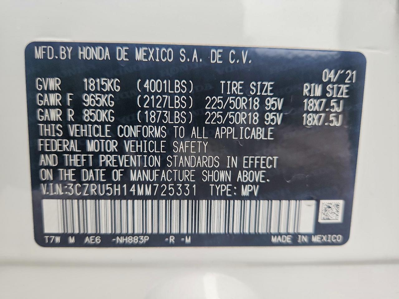 2021 Honda Hr-V Sport - zdjęcie 13