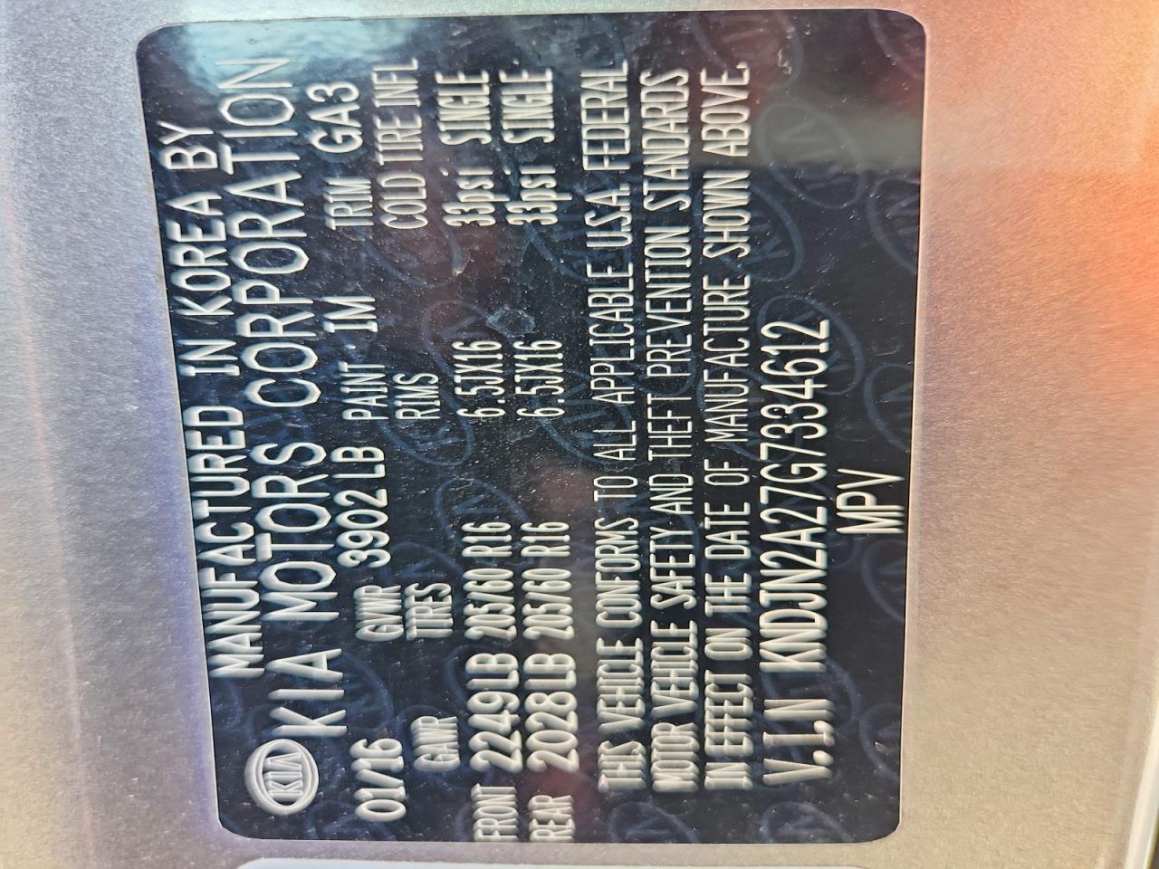 2016 Kia Soul Base - zdjęcie 12