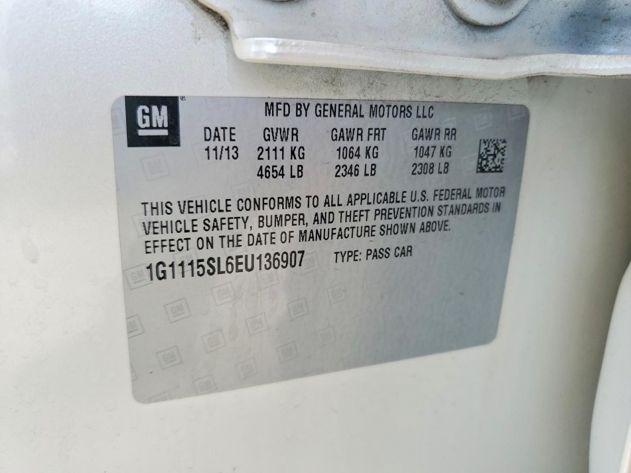 2014 Chevrolet Impala Lt - zdjęcie 12