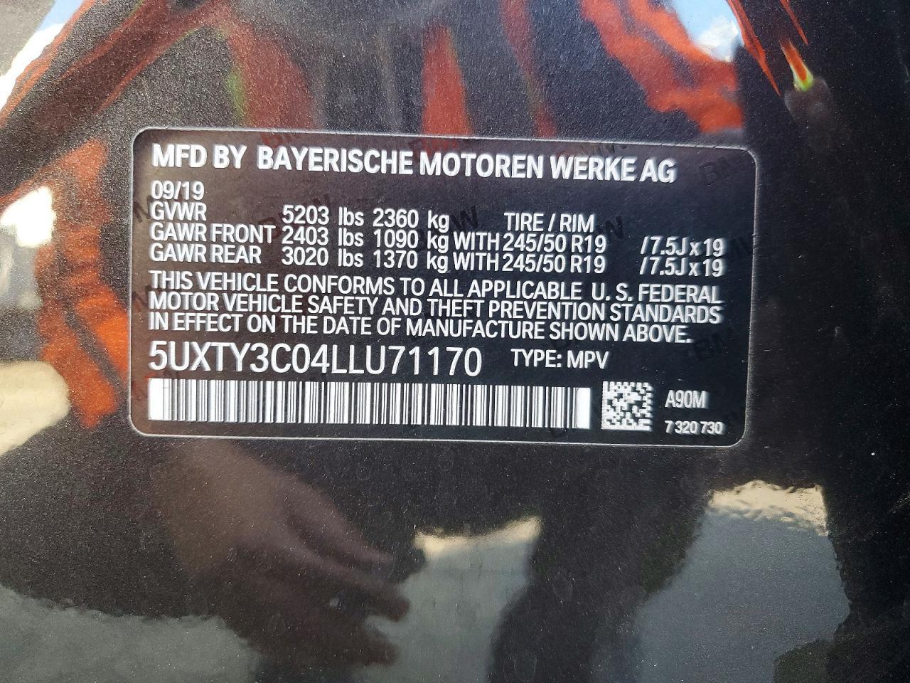 2020 BMW X3 Sdrive30I - zdjęcie 14