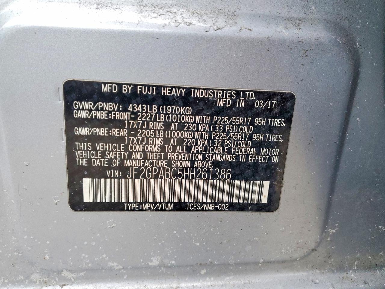 2017 Subaru Crosstrek Premium - zdjęcie 12