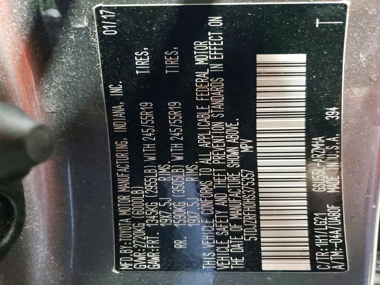 2017 Toyota Highlander Se - zdjęcie 13