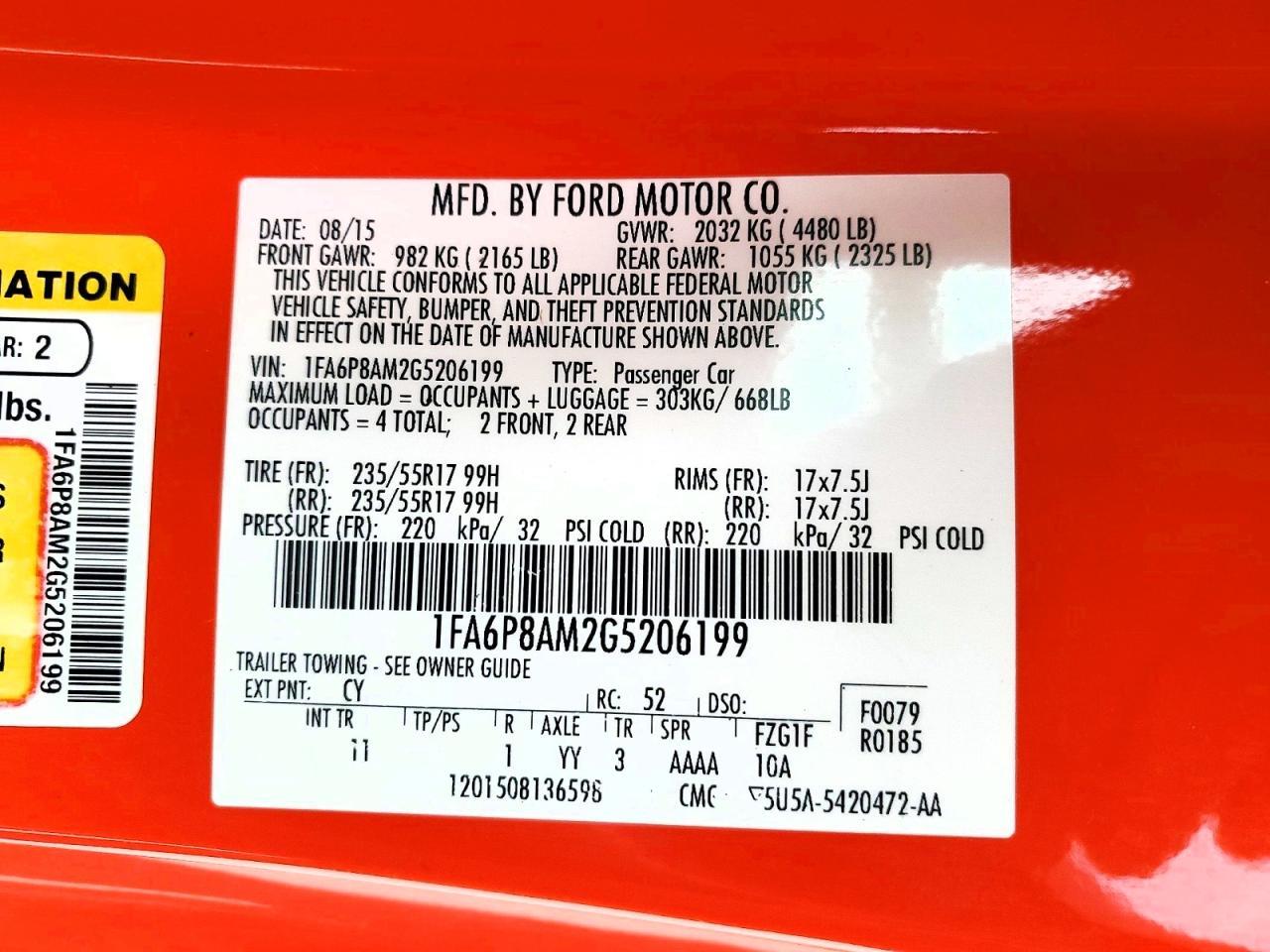 2016 Ford Mustang - zdjęcie 12