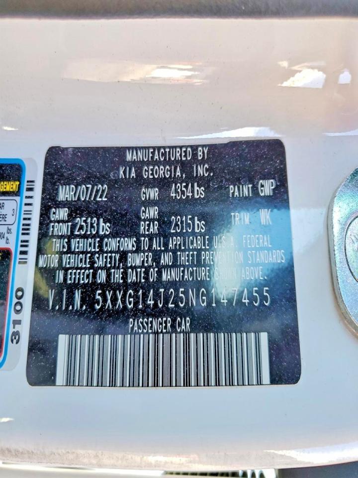 2022 Kia K5 Lxs - zdjęcie 12