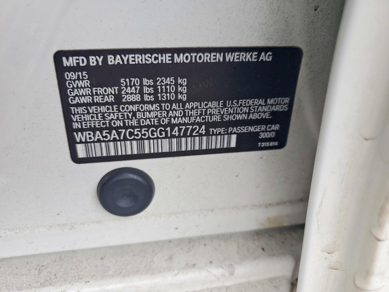 2016 BMW 528 Xi - zdjęcie 12