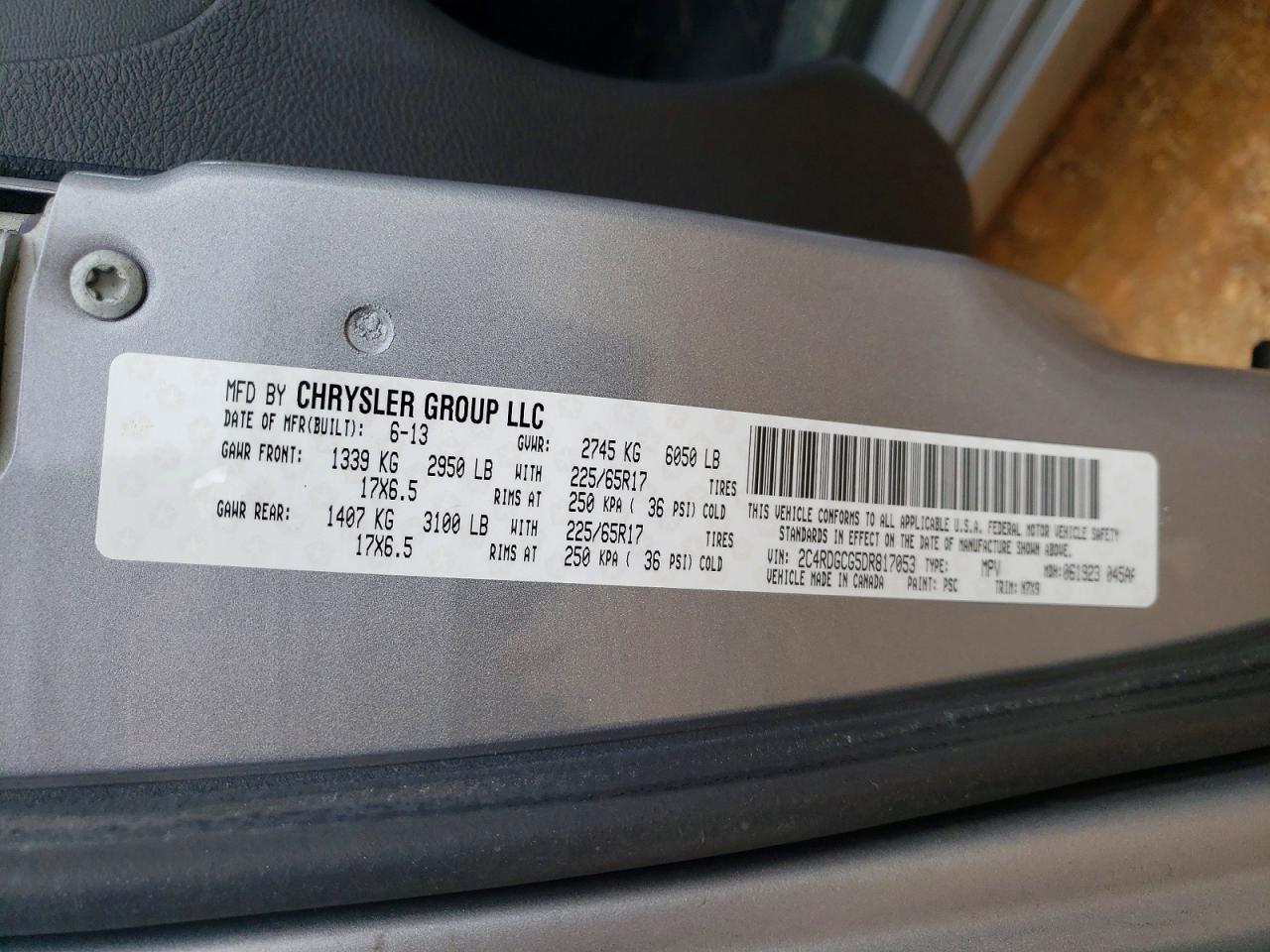 2013 Dodge Grand Caravan Sxt - zdjęcie 13