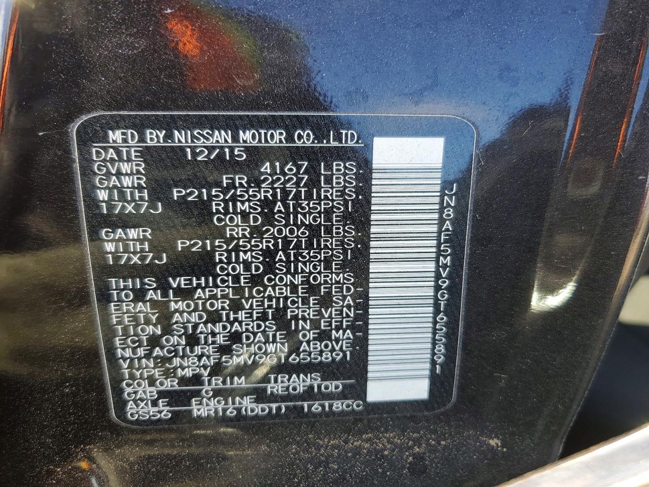 2016 Nissan Juke Sv - zdjęcie 12