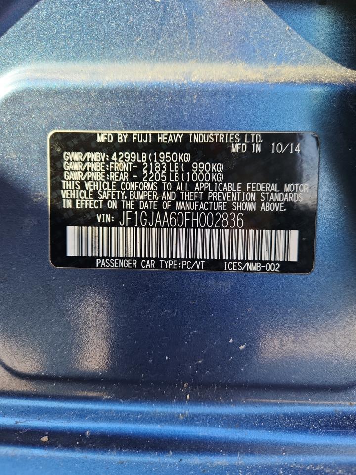 2015 Subaru Impreza - zdjęcie 13