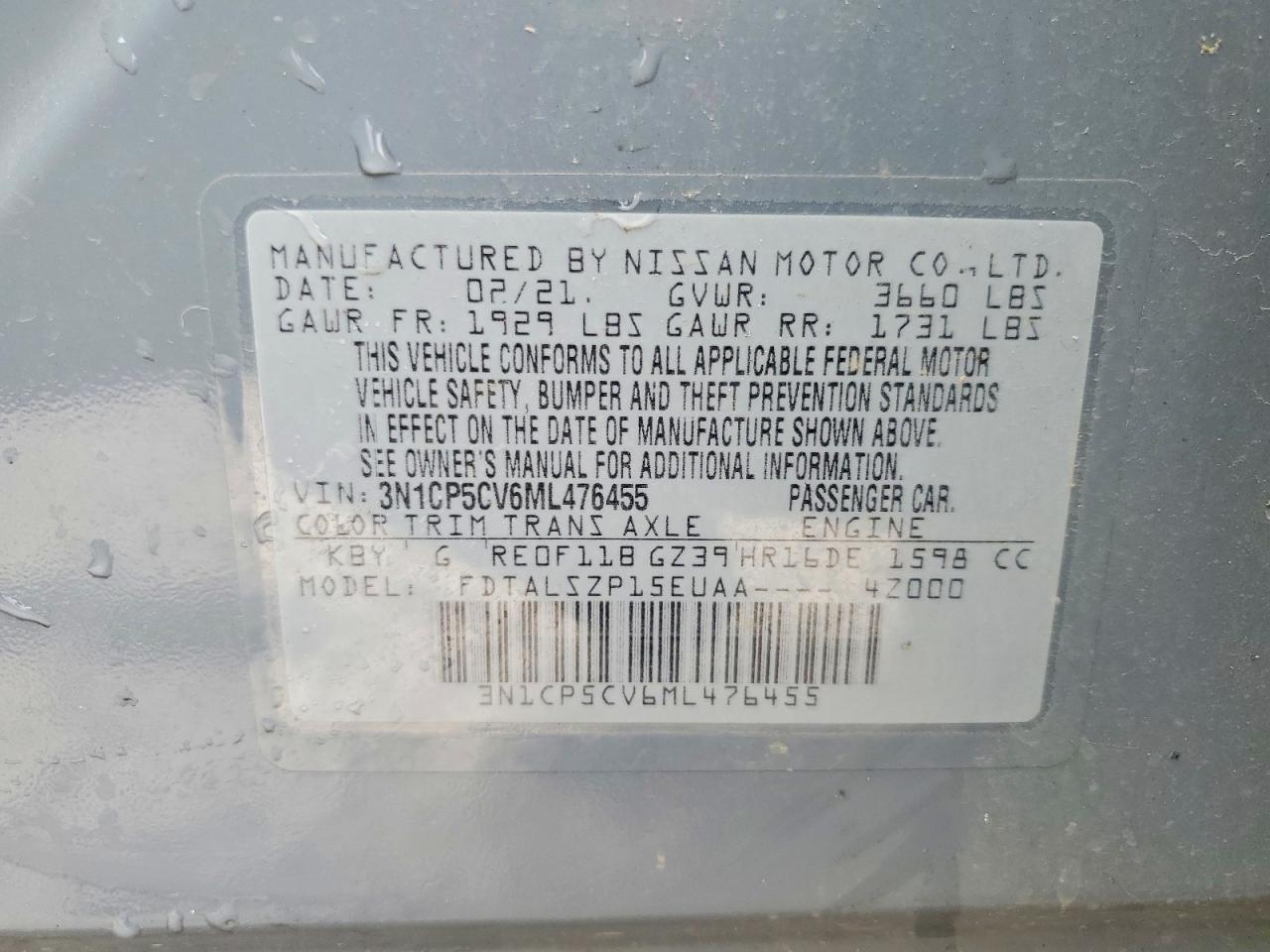 2021 Nissan Kicks Sv - zdjęcie 13