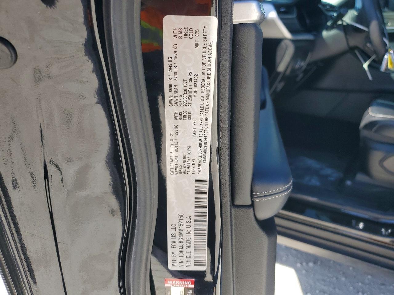 2021 Jeep Grand Cherokee L Limited - zdjęcie 14