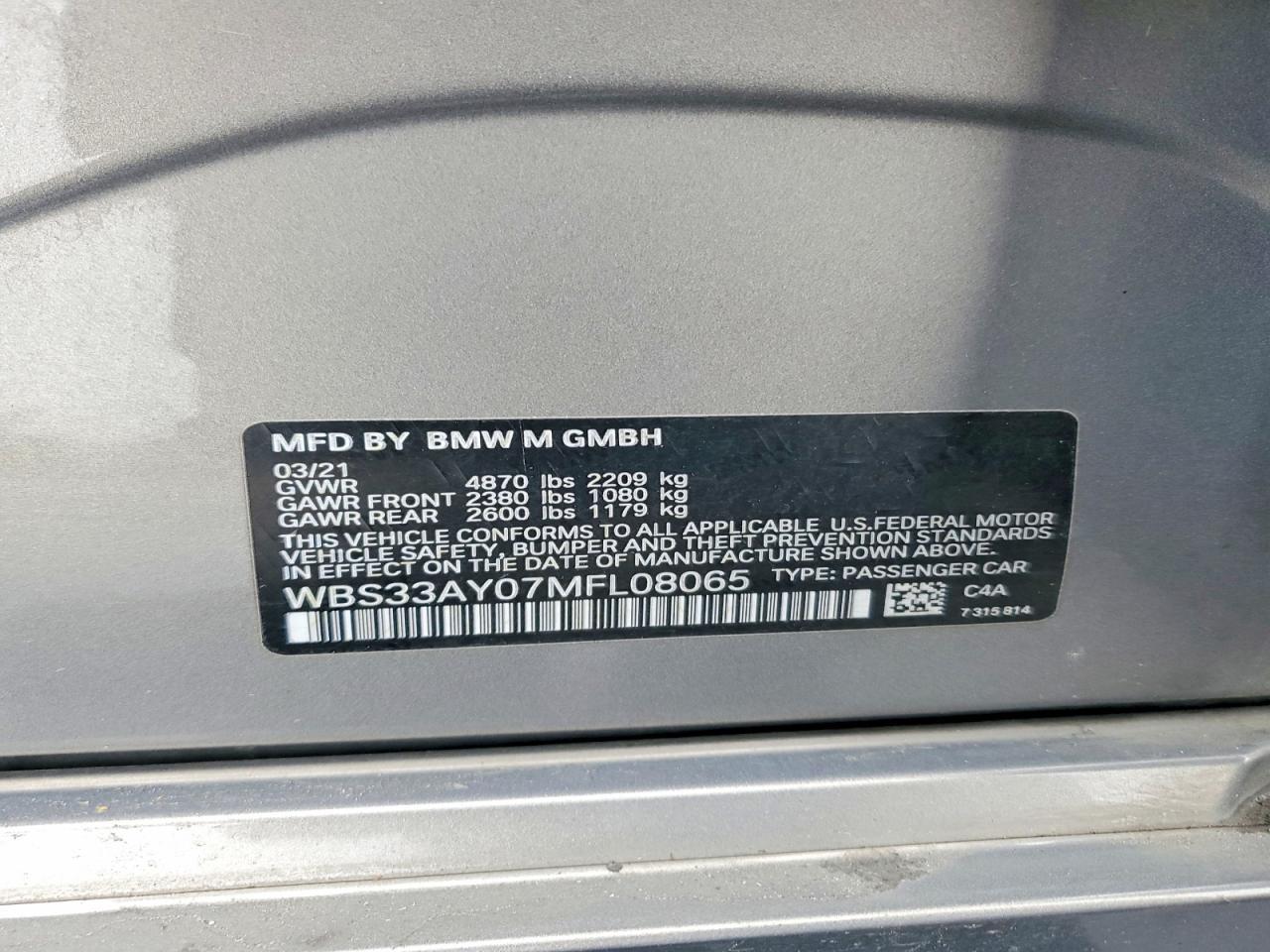 2021 BMW M3 Competition - zdjęcie 13