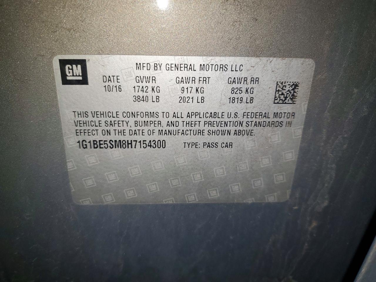 2017 Chevrolet Cruze Lt - zdjęcie 12