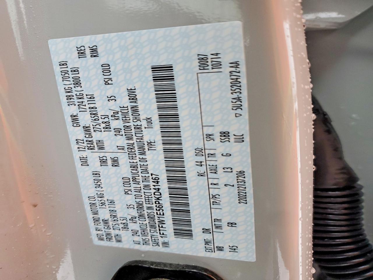 2023 Ford F150 Supercrew - zdjęcie 13