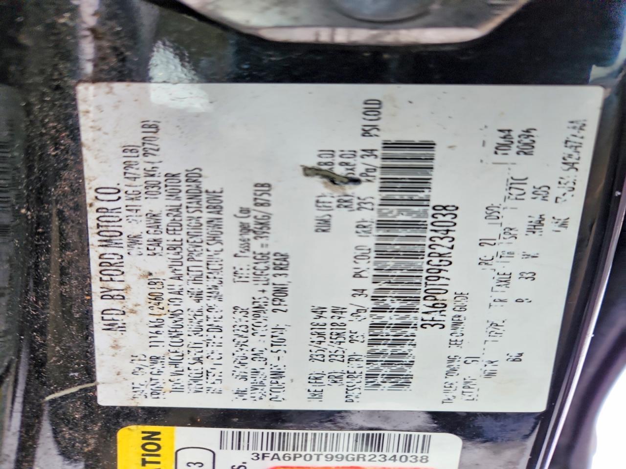 2016 Ford Fusion Se - zdjęcie 12