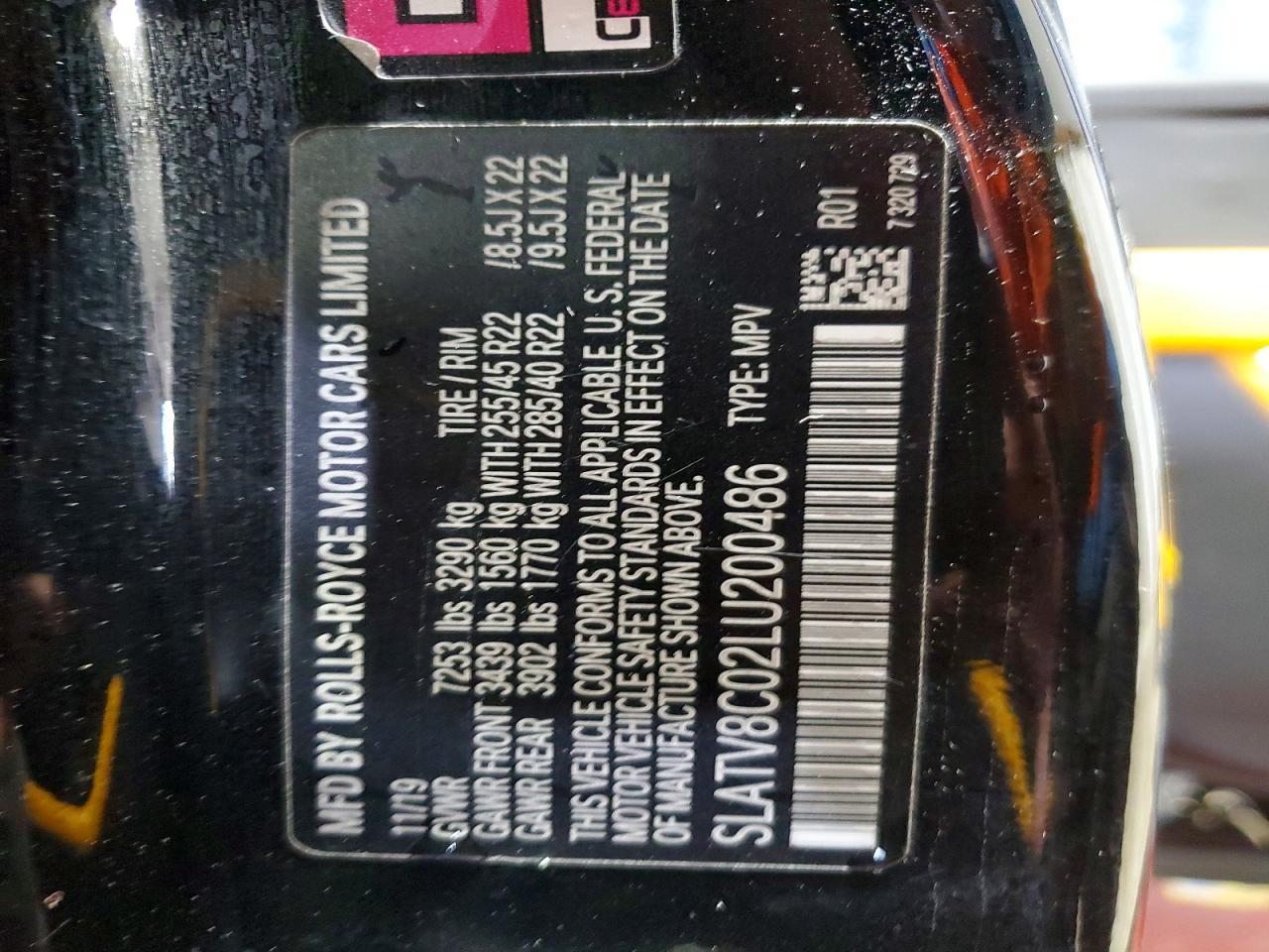 2020 Rolls-Royce Cullinan Black Badge - zdjęcie 14