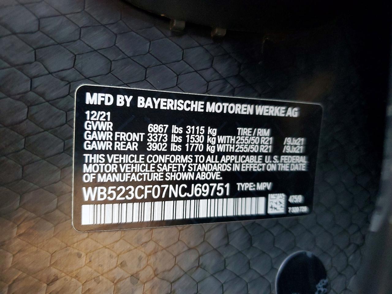 2022 BMW Ix xDrive50 - zdjęcie 13