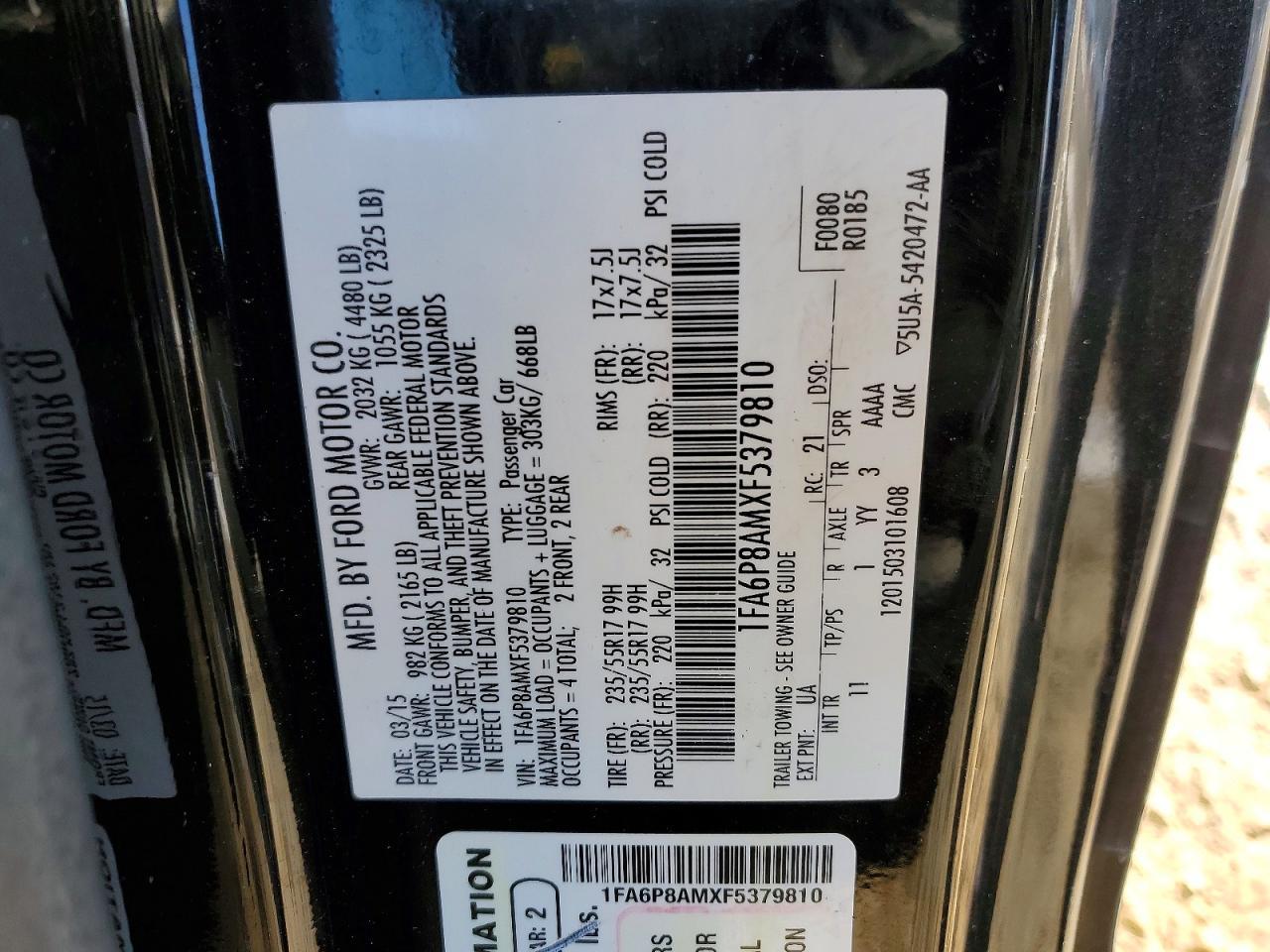 2015 Ford Mustang - zdjęcie 12