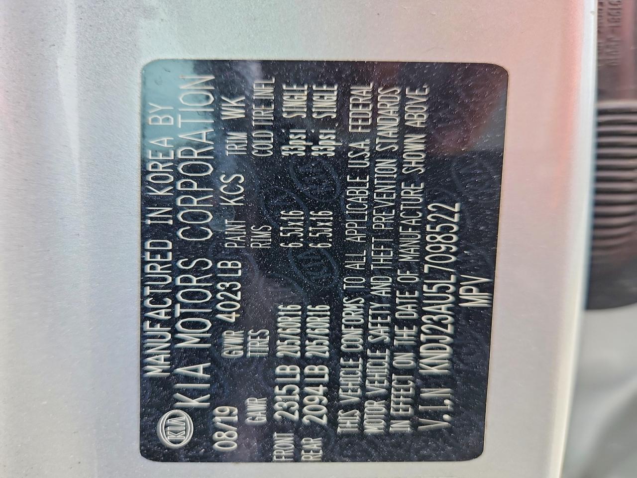 2020 Kia Soul Lx - zdjęcie 13