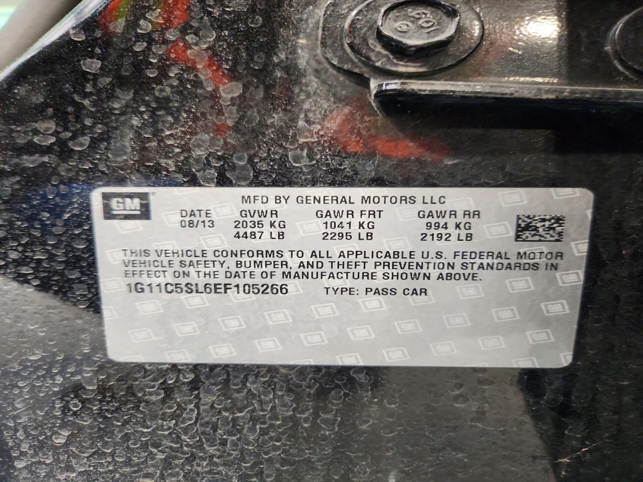 2014 Chevrolet Malibu 1Lt - zdjęcie 12