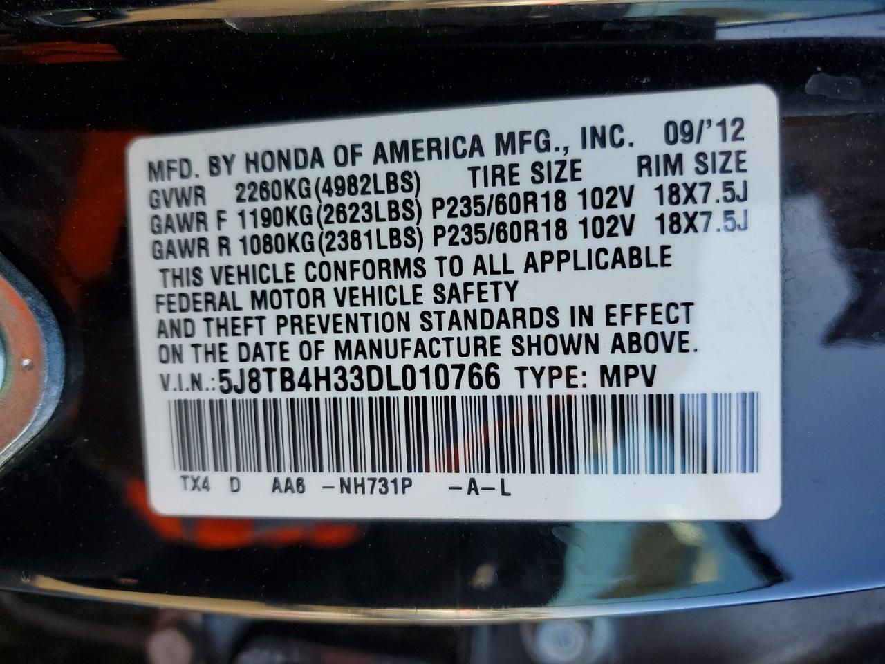 2013 Acura Rdx - zdjęcie 13