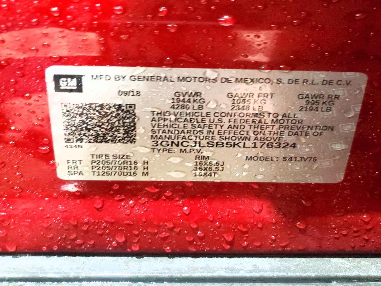 2019 Chevrolet Trax 1Lt - zdjęcie 14