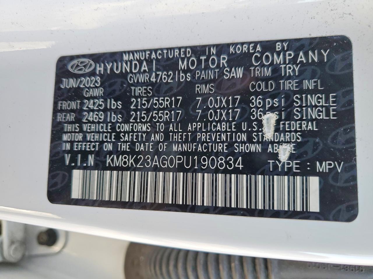 2023 Hyundai Kona Ev Se - zdjęcie 12