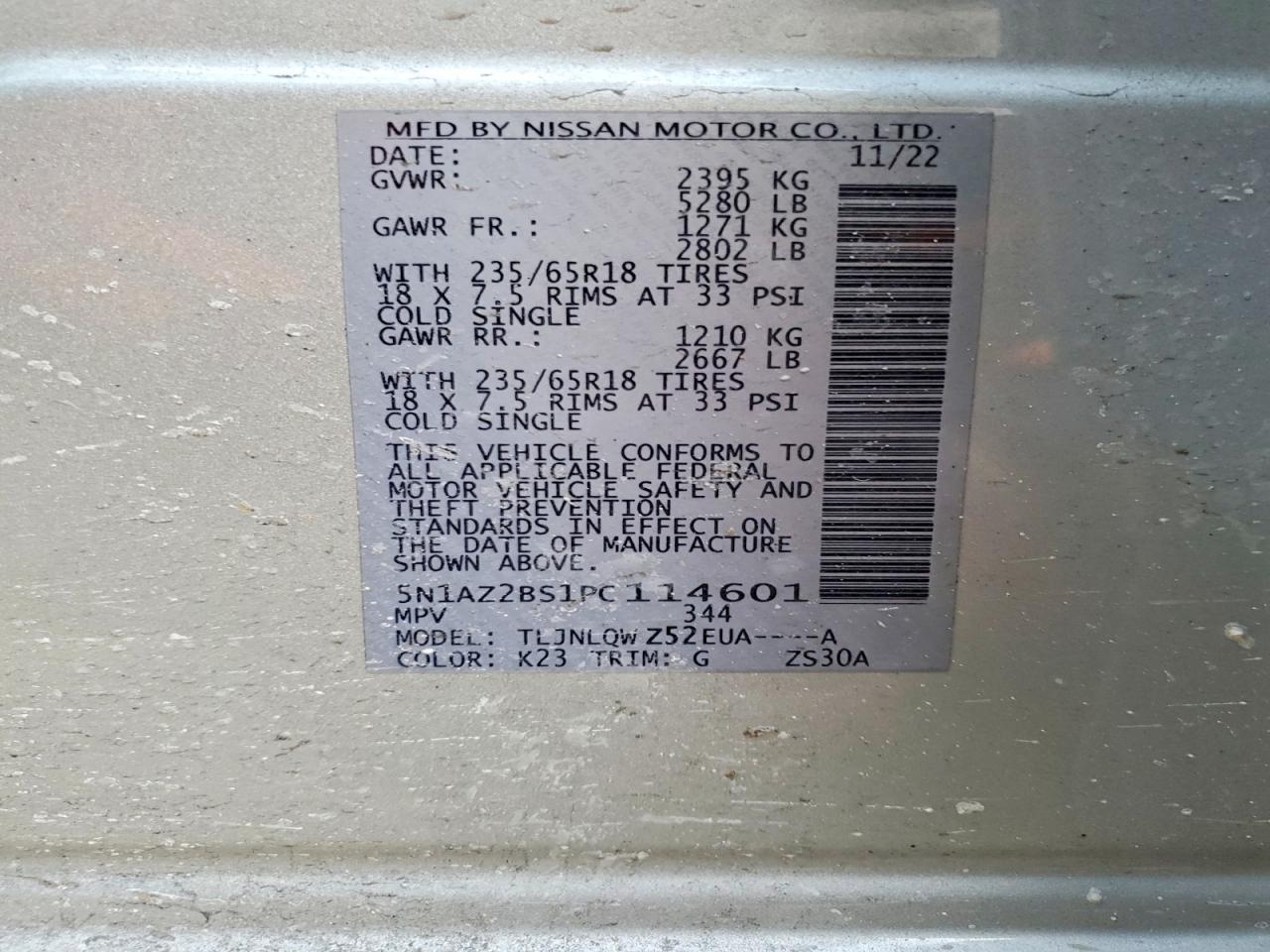 2023 Nissan Murano Sv - zdjęcie 14