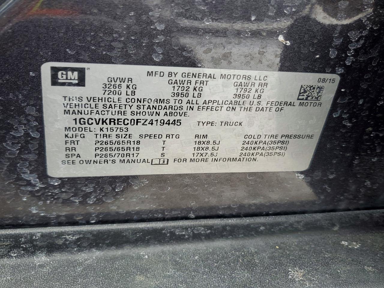 2015 Chevrolet Silverado K1500 Lt - zdjęcie 12