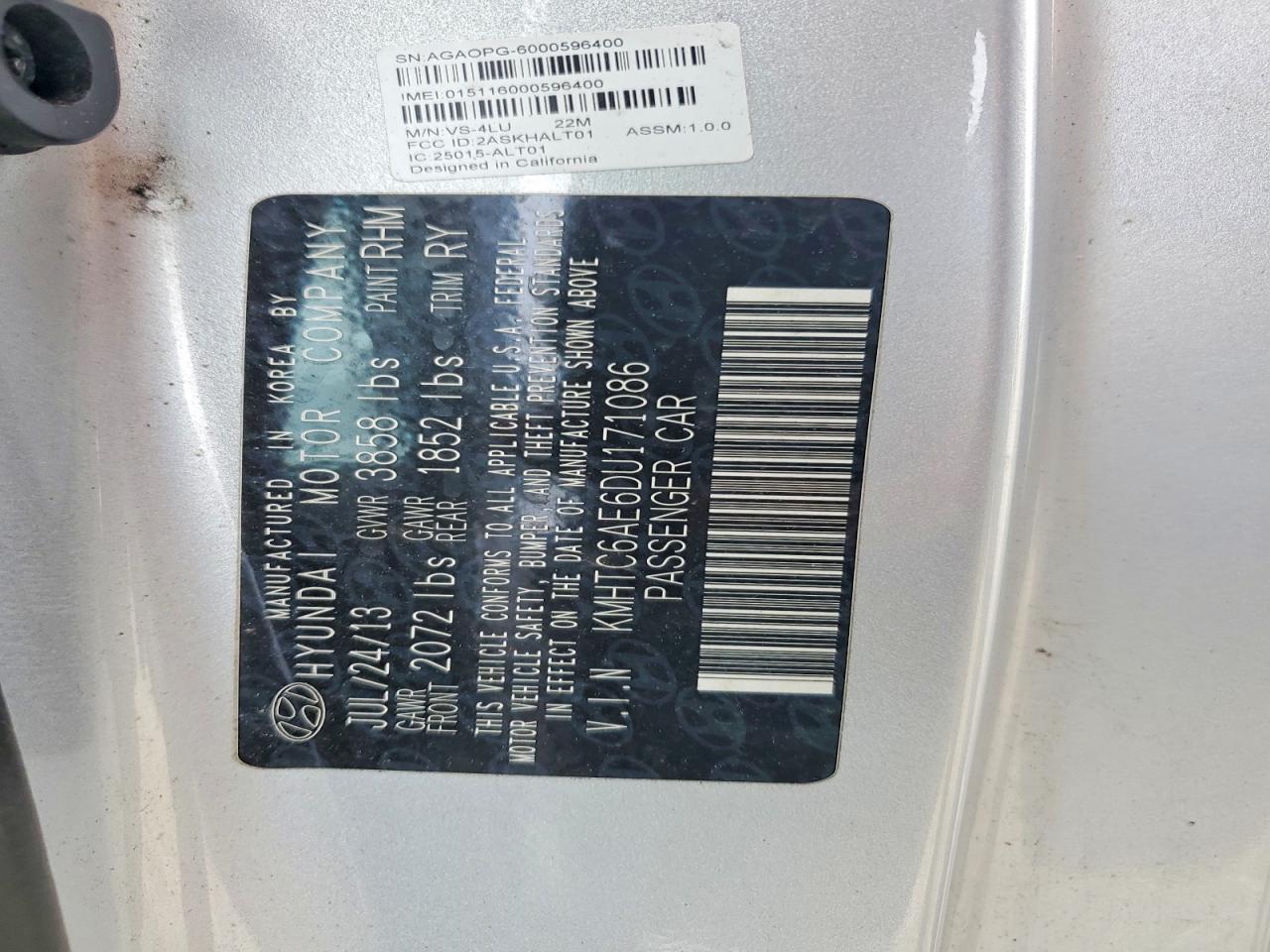 2013 Hyundai Veloster Turbo - zdjęcie 13