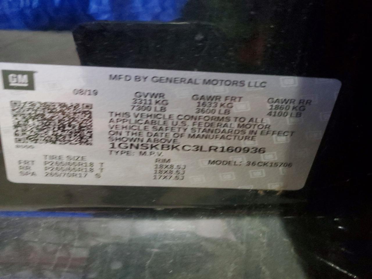 2020 Chevrolet Tahoe K1500 Lt - zdjęcie 12