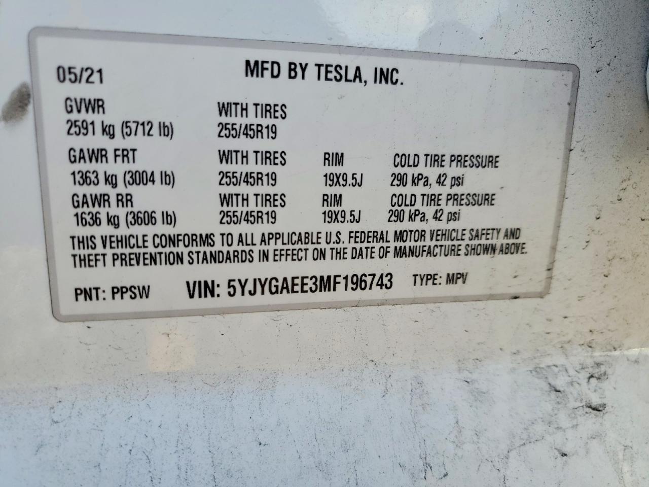 2021 Tesla Model Y - zdjęcie 14