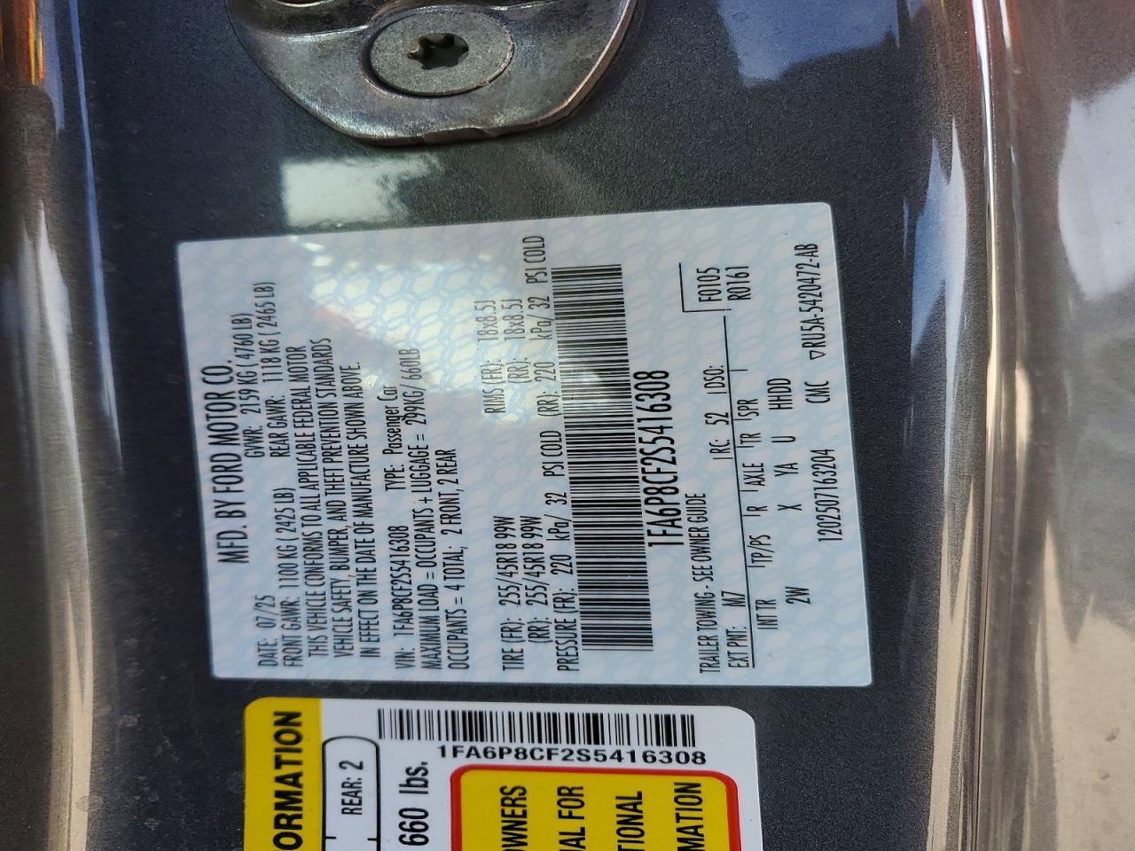 2025 Ford Mustang Gt - zdjęcie 12