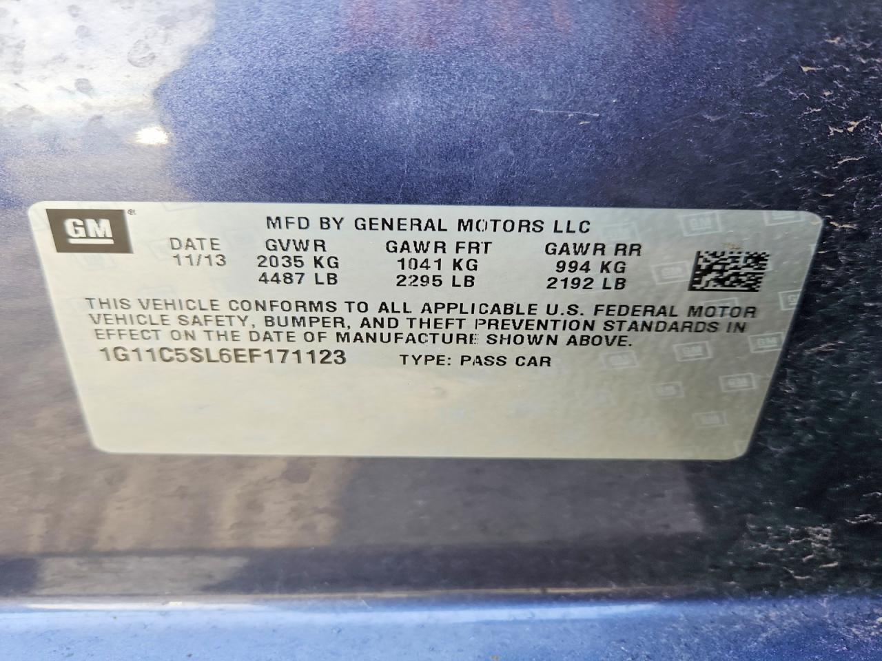 2014 Chevrolet Malibu 1Lt - zdjęcie 12