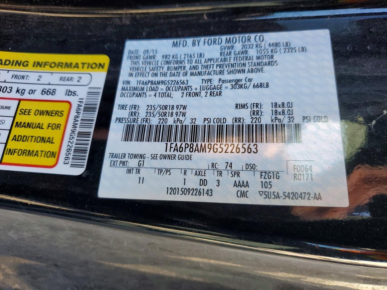 2016 Ford Mustang - zdjęcie 12