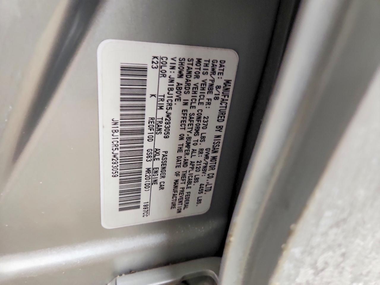 2018 Nissan Rogue Sport Sl - zdjęcie 14