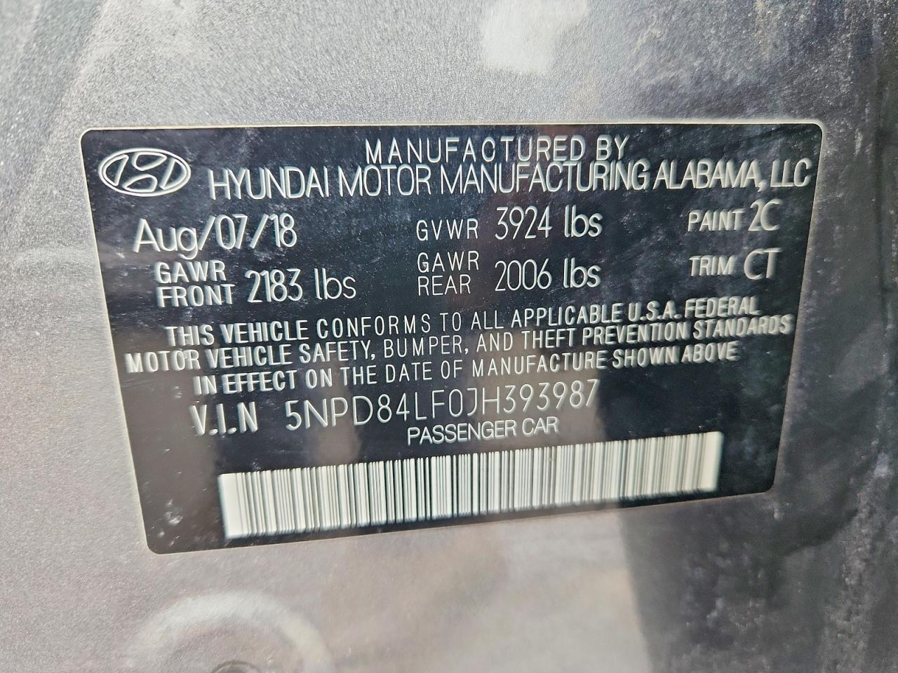 2018 Hyundai Elantra Sel - zdjęcie 12