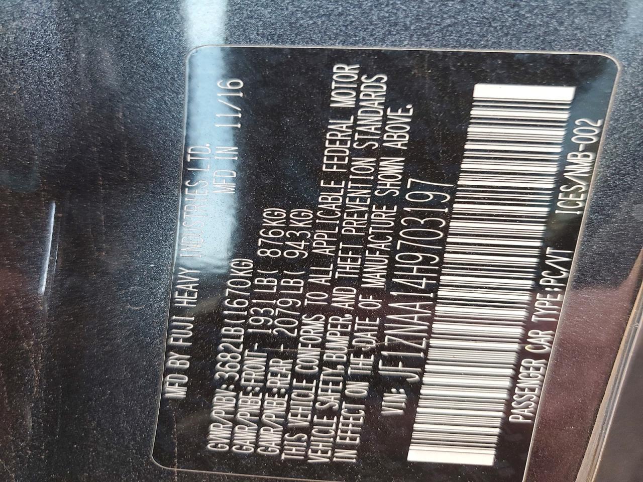 2017 Toyota 86 Base - zdjęcie 12