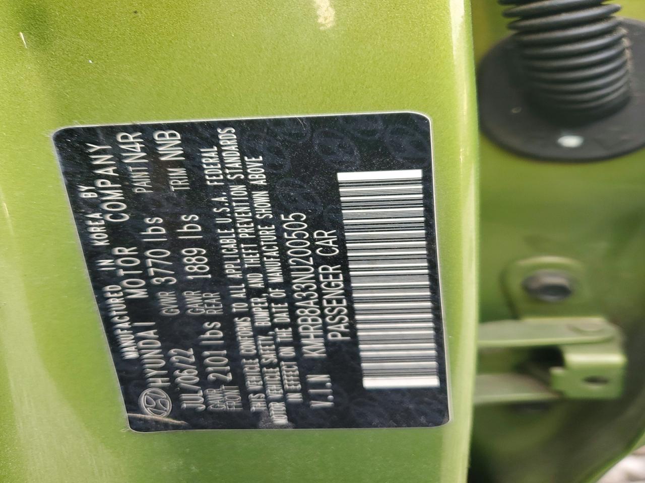 2022 Hyundai Venue Se - zdjęcie 12