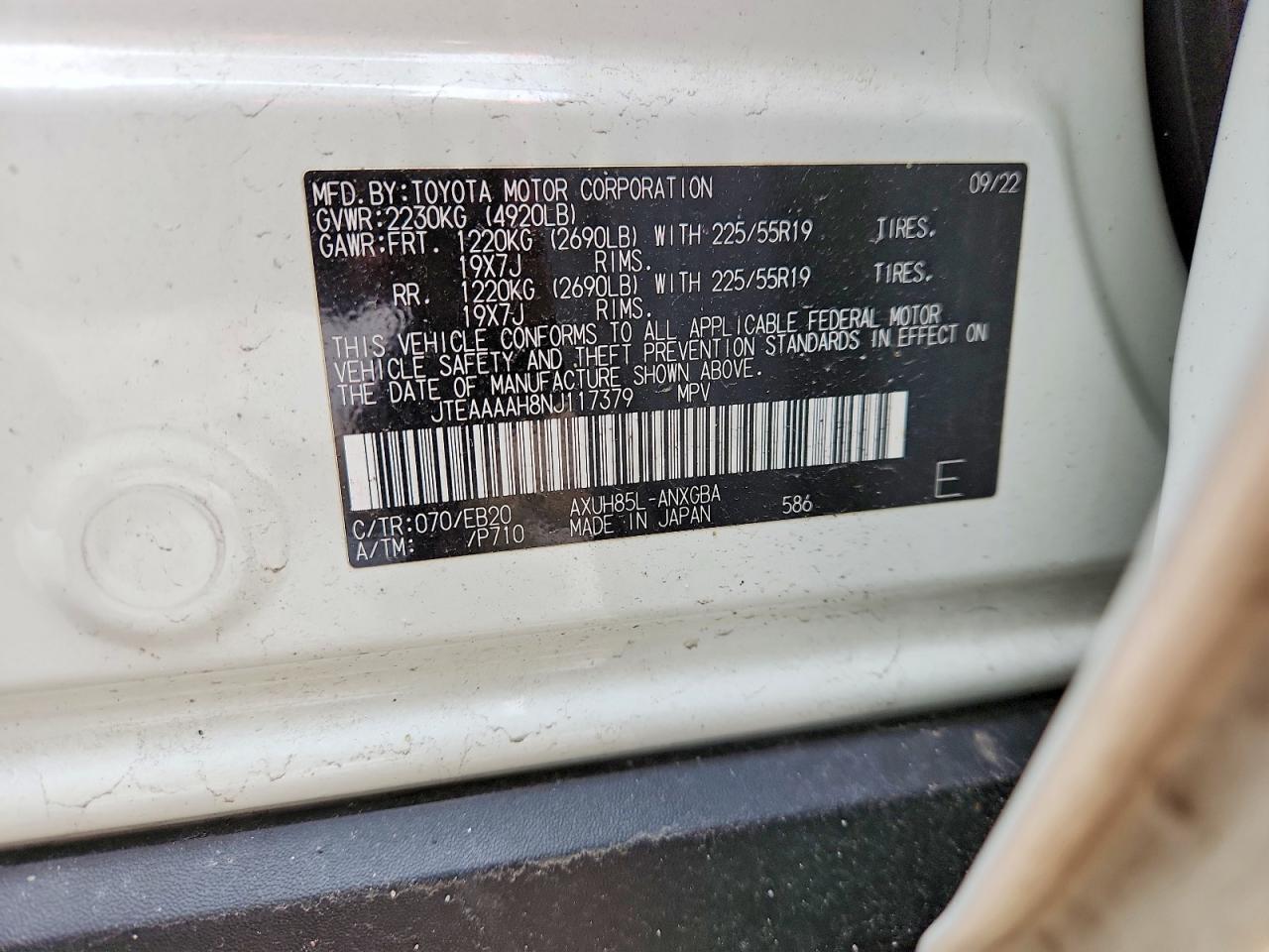 2022 Toyota Venza Xle - zdjęcie 13