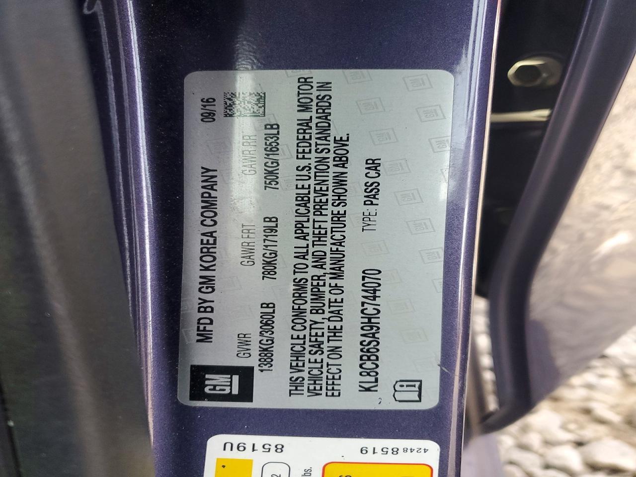 2017 Chevrolet Spark Ls - zdjęcie 13