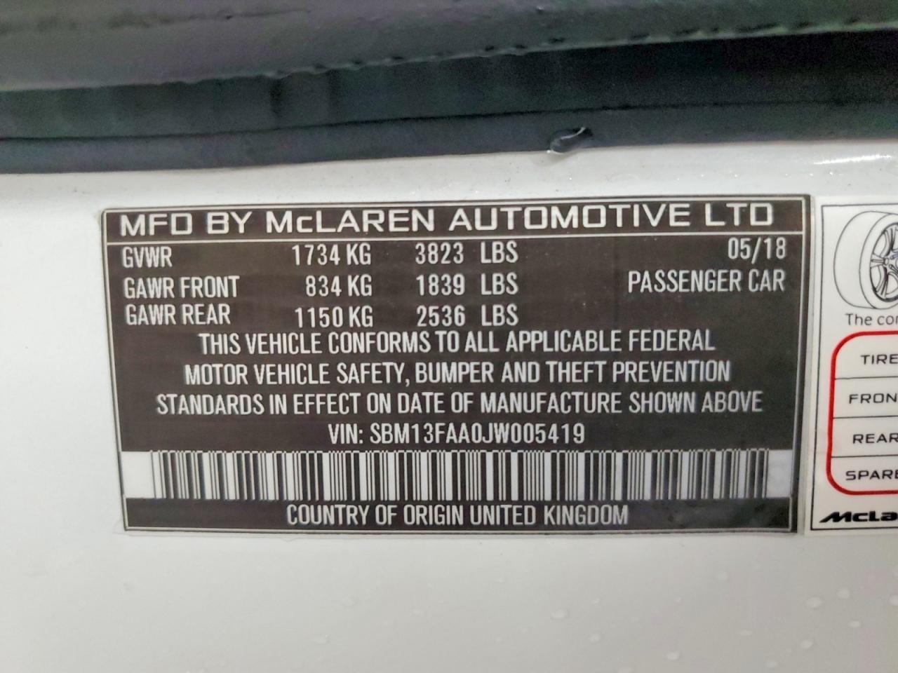2018 Mclaren Automotive 570S - zdjęcie 12