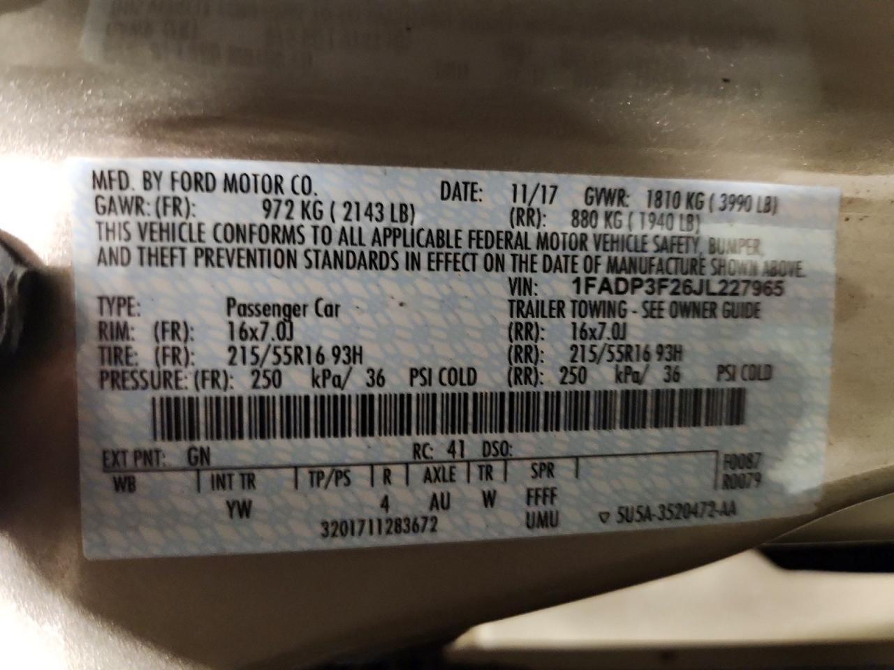 2018 Ford Focus Se - zdjęcie 12