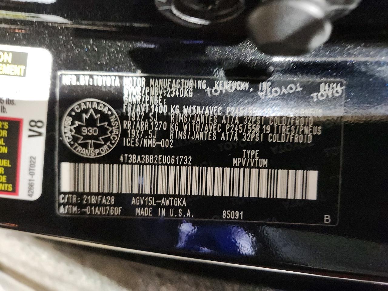 2014 Toyota Venza Le - zdjęcie 13