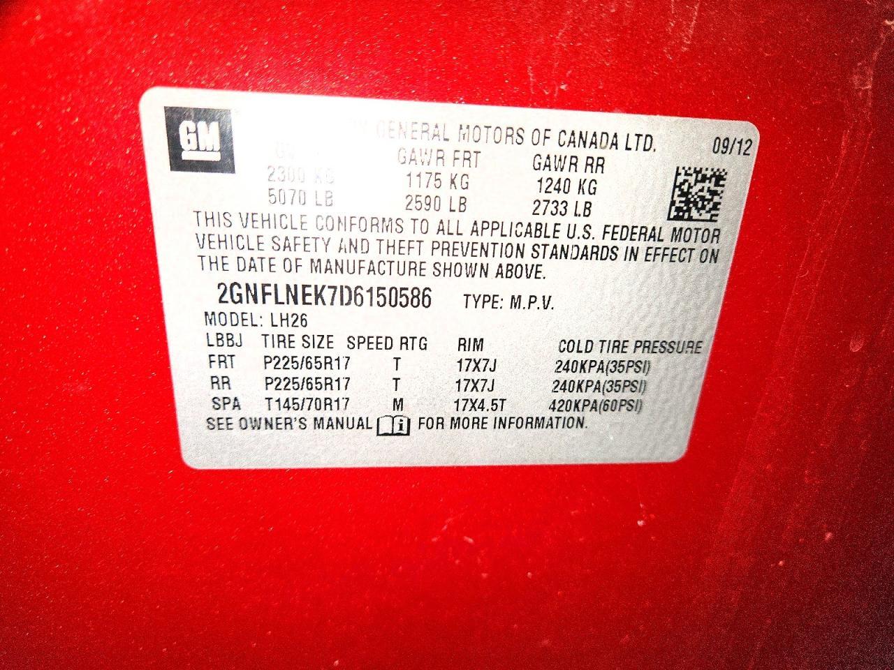 2013 Chevrolet Equinox Lt - zdjęcie 13