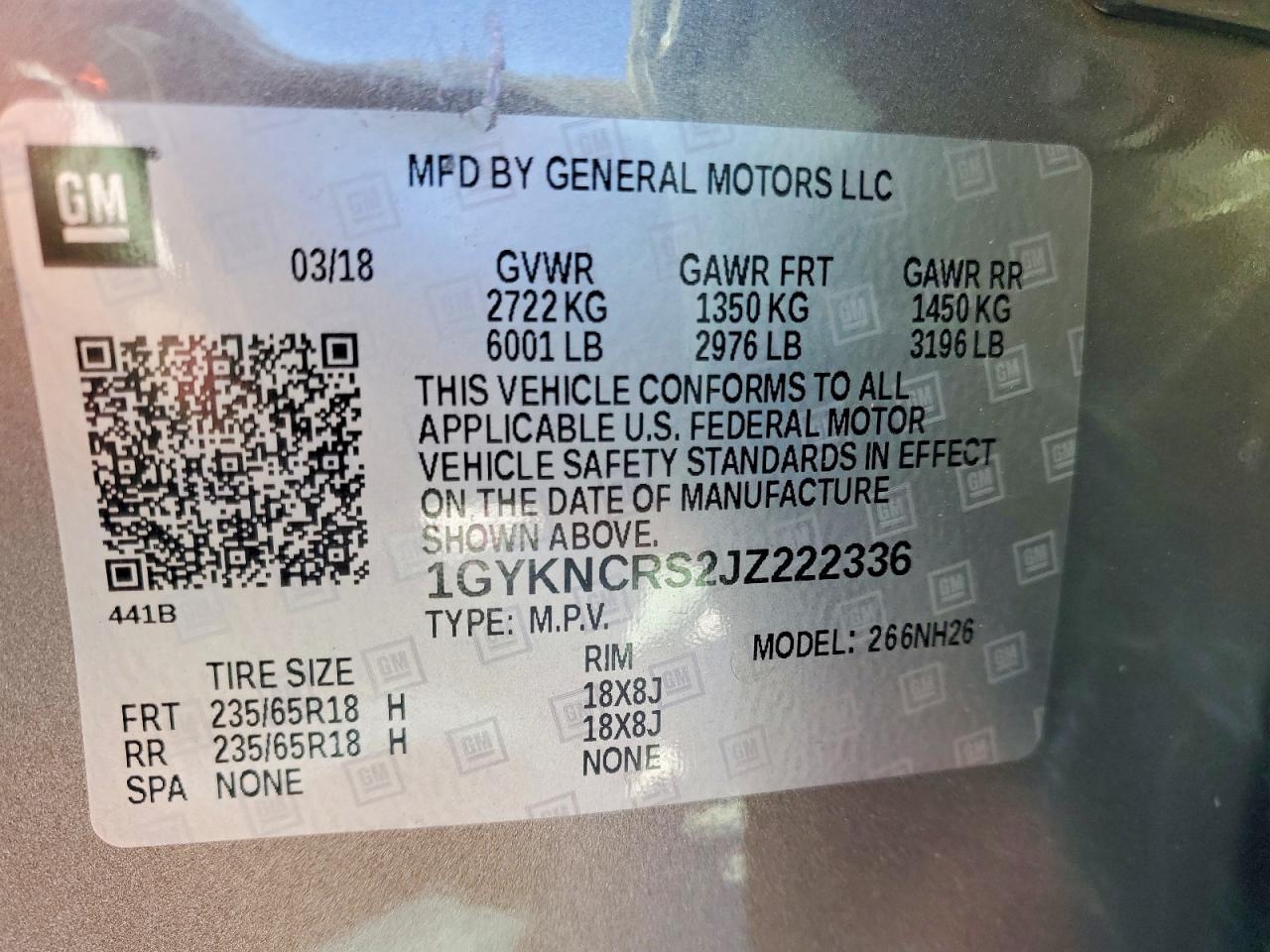 2018 Cadillac Xt5 Luxury - zdjęcie 14