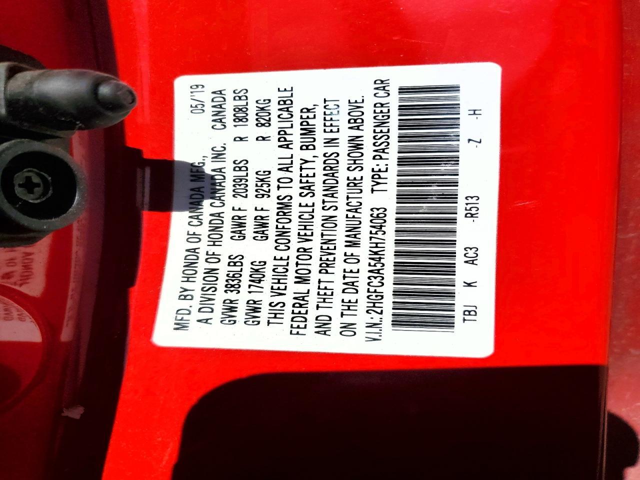 2019 Honda Civic Si - zdjęcie 12