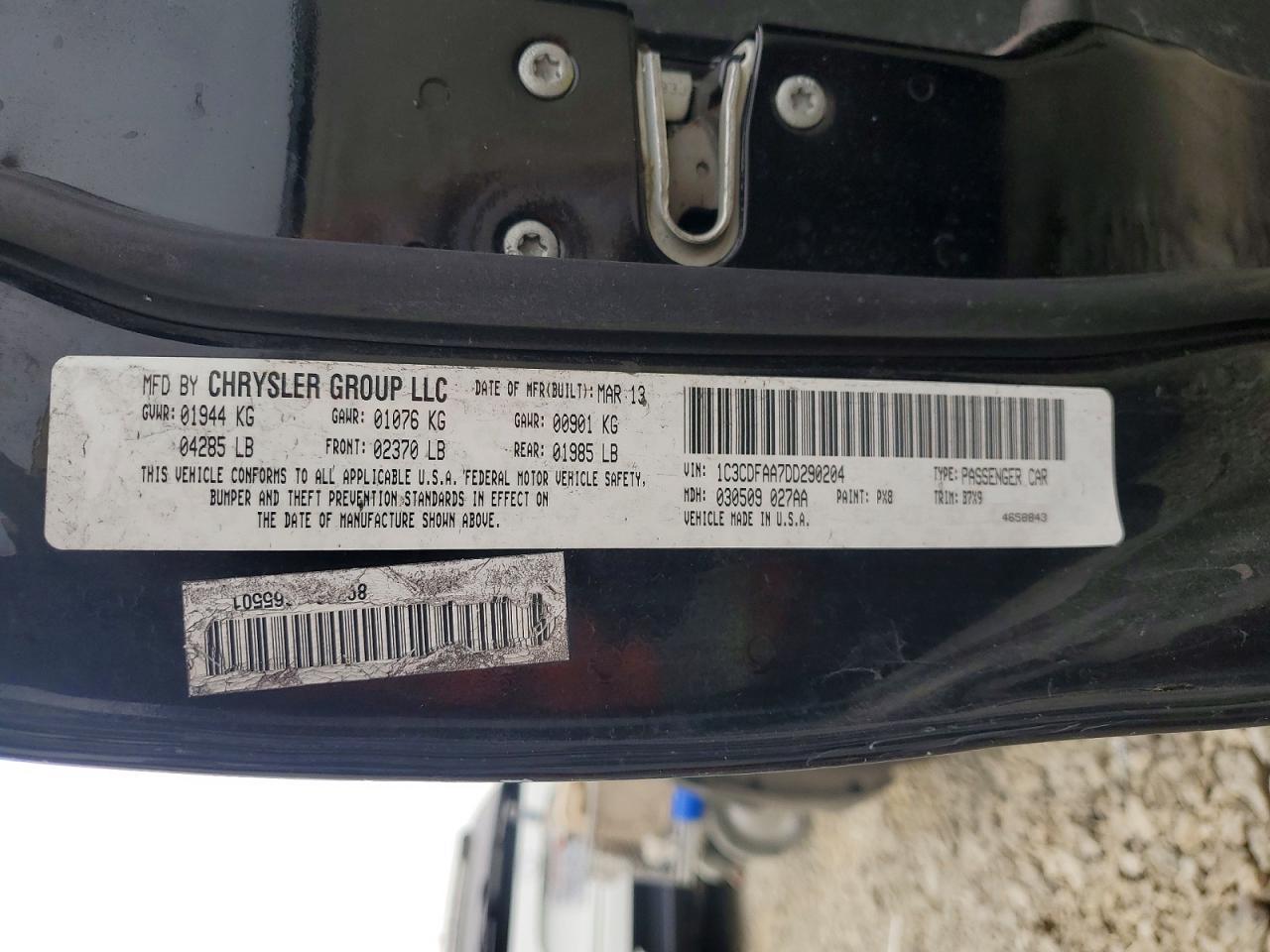 2013 Dodge Dart Se - zdjęcie 12