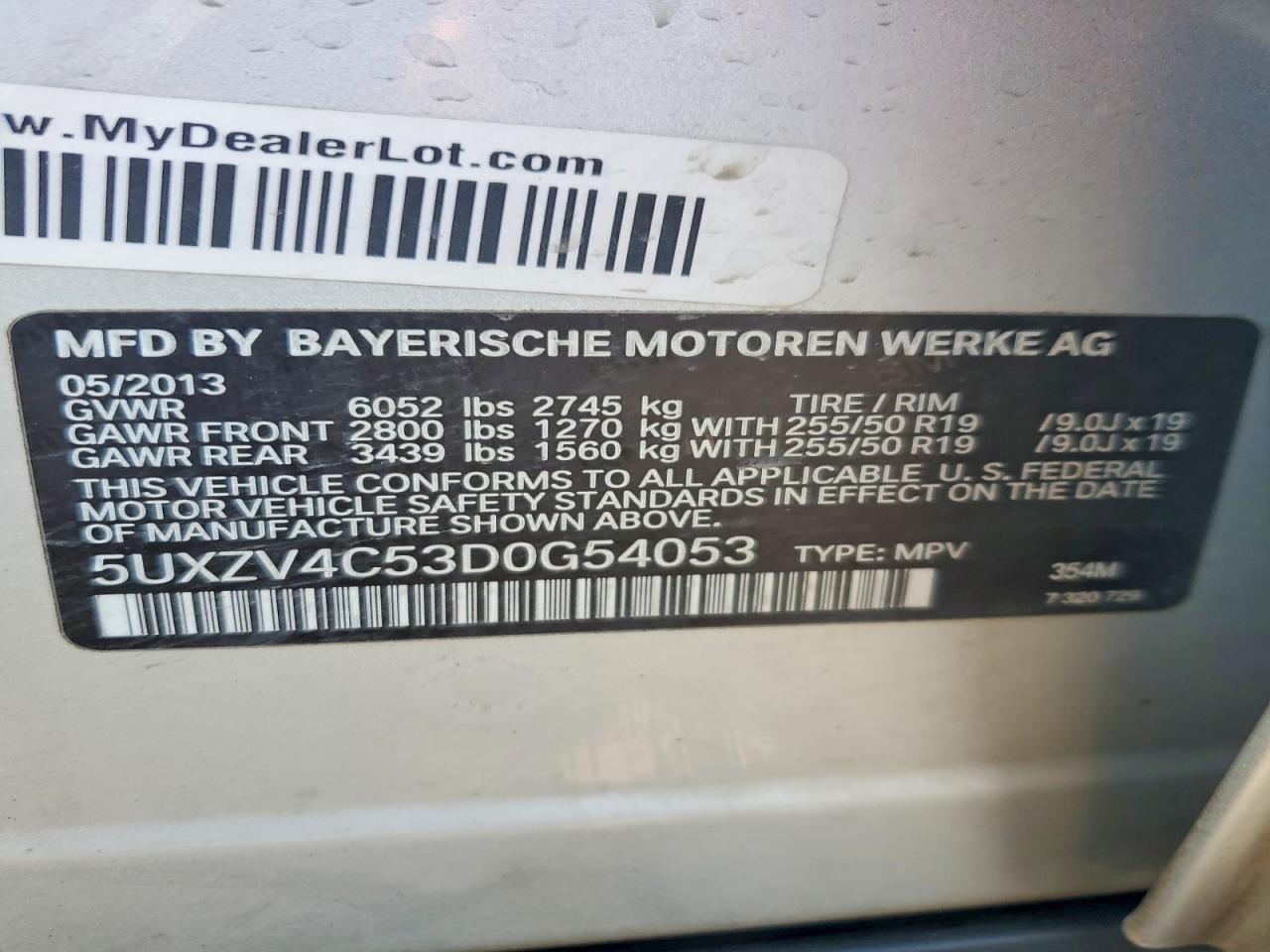 2013 BMW X5 xDrive35I - zdjęcie 12
